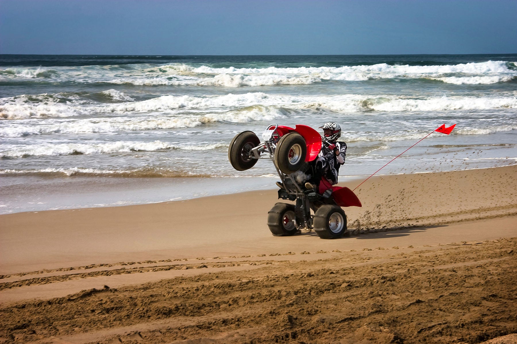 Sunset Quad Bike Beach Thrill Ride in Casablanca with Two-Way Chauffeured Hotel Transfer