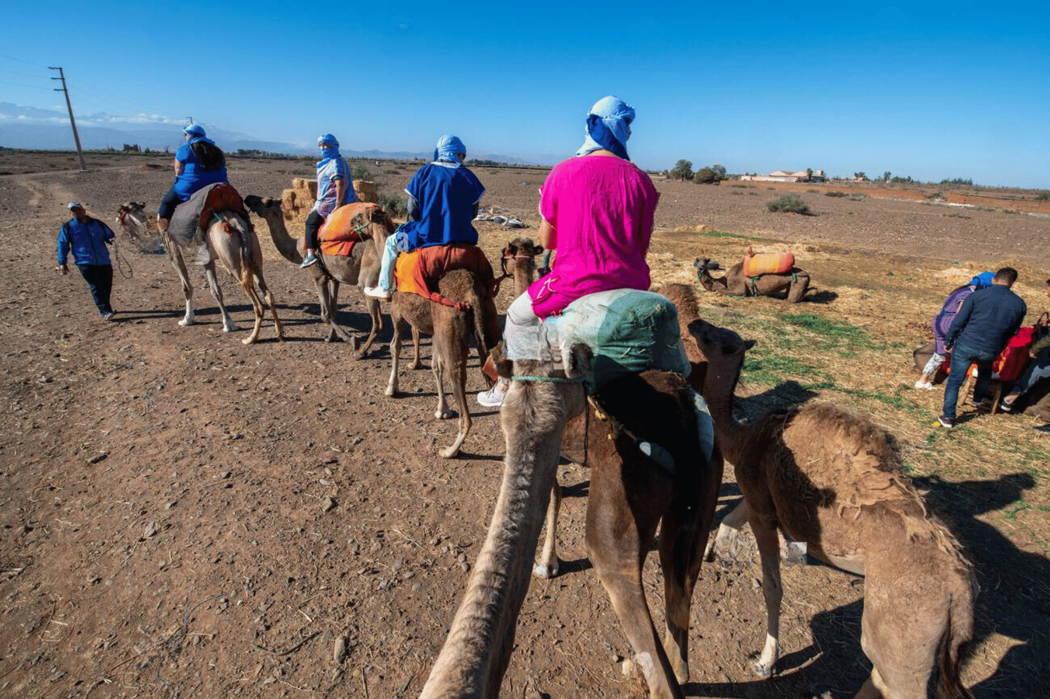 Agafay Desert & High Atlas Mountain Day Trip with Camel Ride from Marrakech
