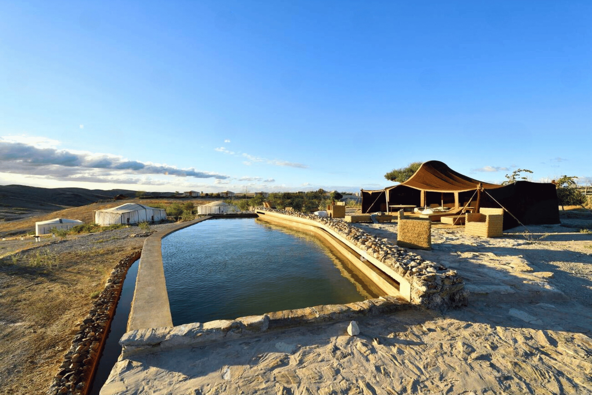 Agafay Desert & High Atlas Mountain Day Trip with Camel Ride from Marrakech