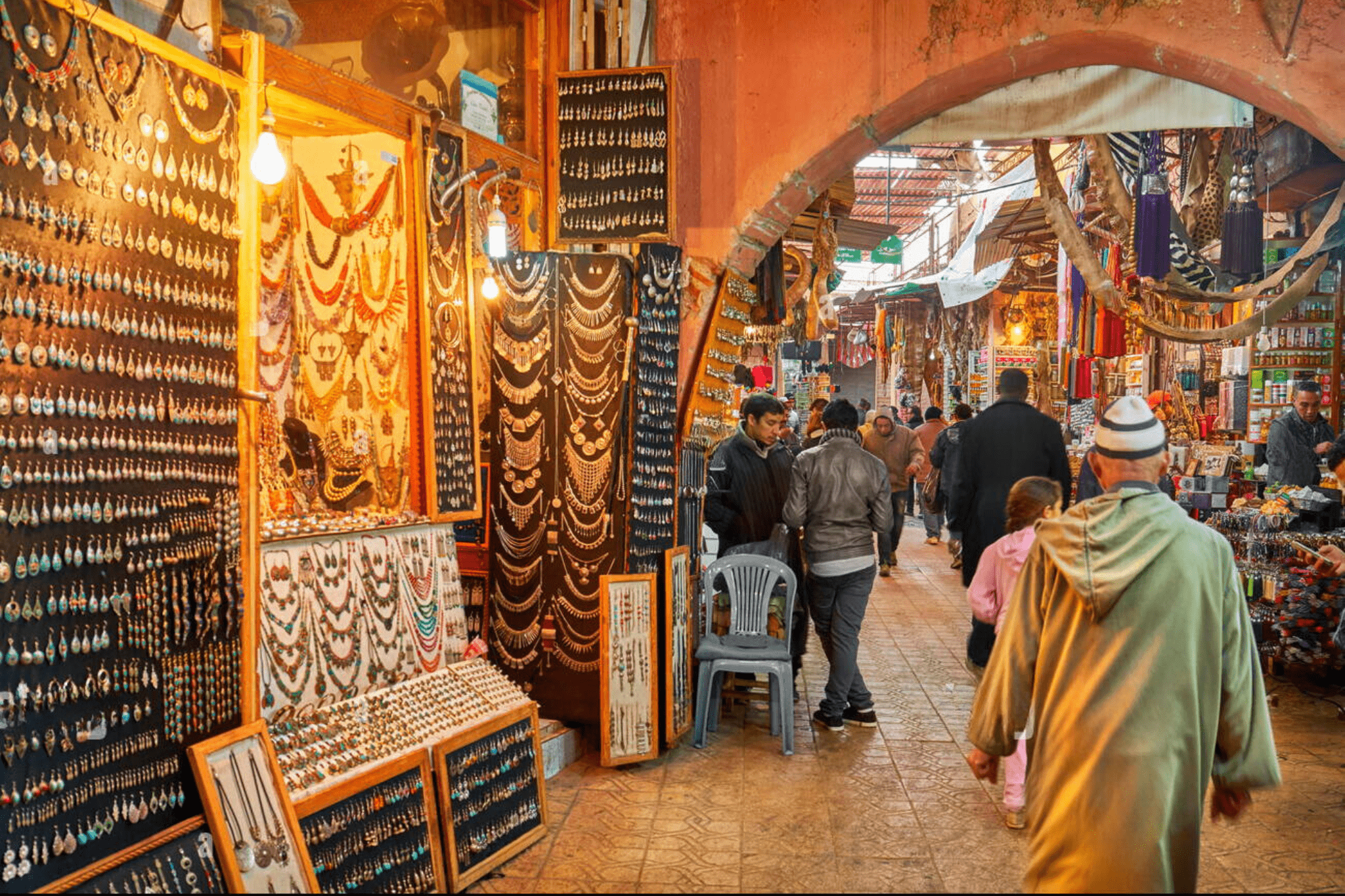 Lamps and Lore: Historic Marrakech Medina & Legendary Souks