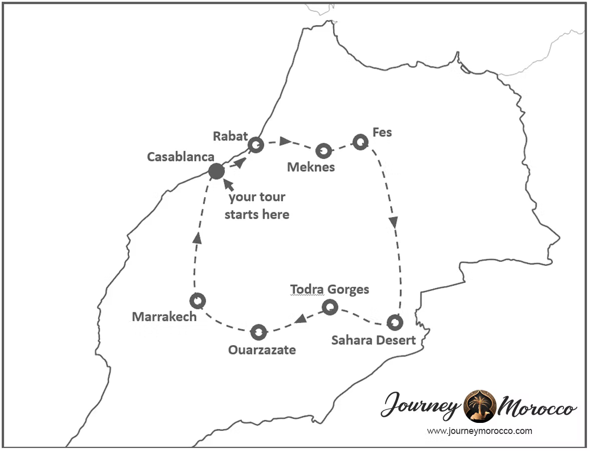 10-Day Mysteries of the Maghreb Private Tour – 4.5 Star Luxury