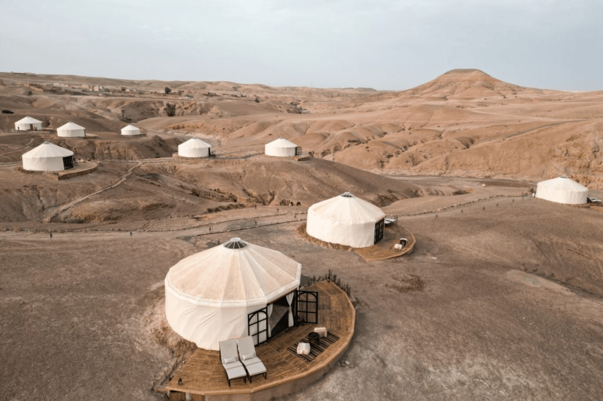 Agafay Desert & High Atlas Mountain Day Trip with Camel Ride from Marrakech