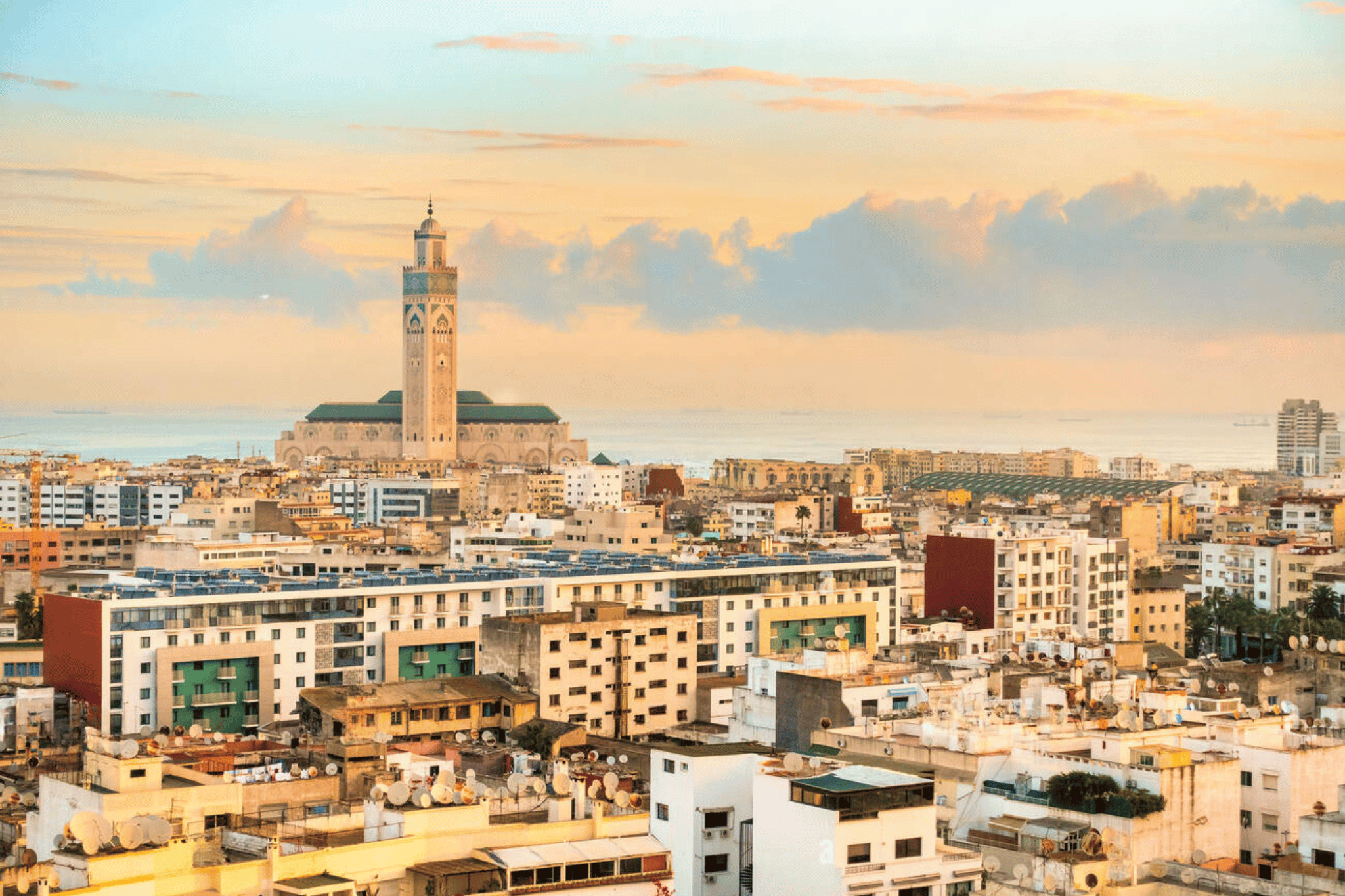 Casablanca Layover – Full-Day Licensed Guided Tour w/ Traditional Spa, Hassan II Mosque & 2-Way Airport Transfer