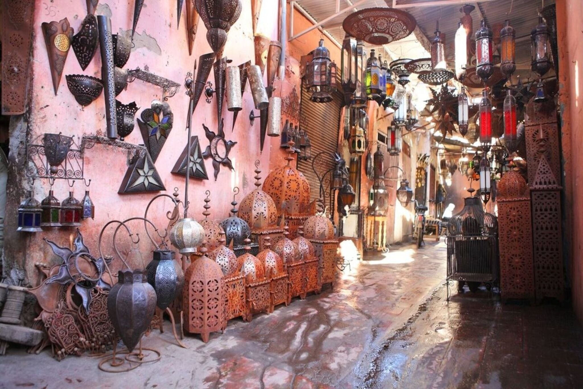 Lamps and Lore: Historic Marrakech Medina & Legendary Souks